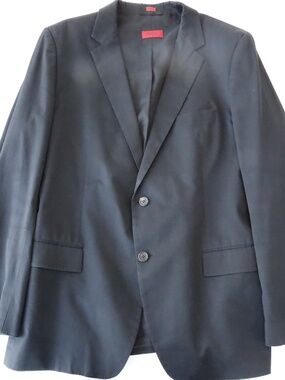 HUGO by Hugo Boss Black Two-Button Blazer Suit Jacket